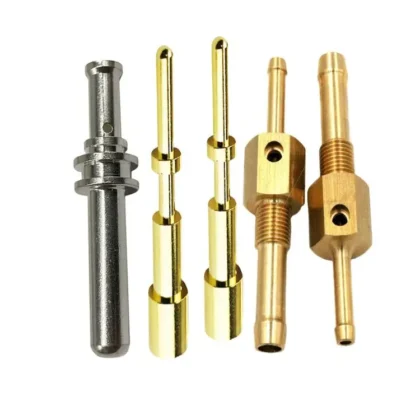 Custom Metal Cnc Machined Milling Turning Service Brass Cnc Lathe Turned Parts Precision Copper Brass Machining Cnc Turning Part