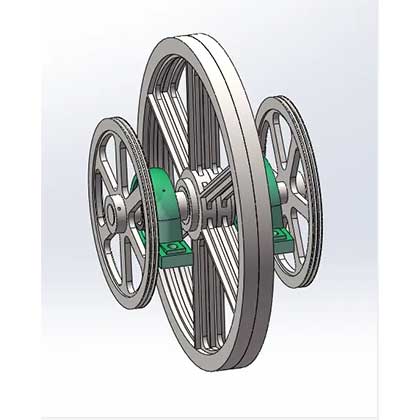 Buy Custom Sizes Machined 100KG Electric Flywheel Energy Storage Systems
