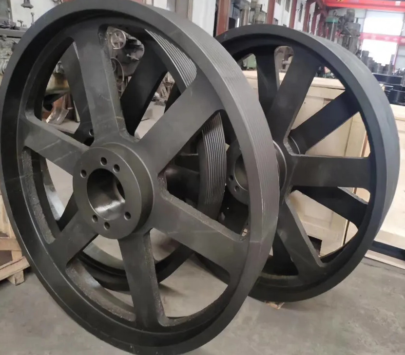 Customized free energy generator cast iron flywheel pulley for40kg, 50kg, 100kg, 200kg